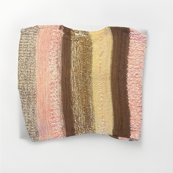 Anthropologie Multicolor Striped Sleeveless Sweater Vest NWT - Picture 2 of 5